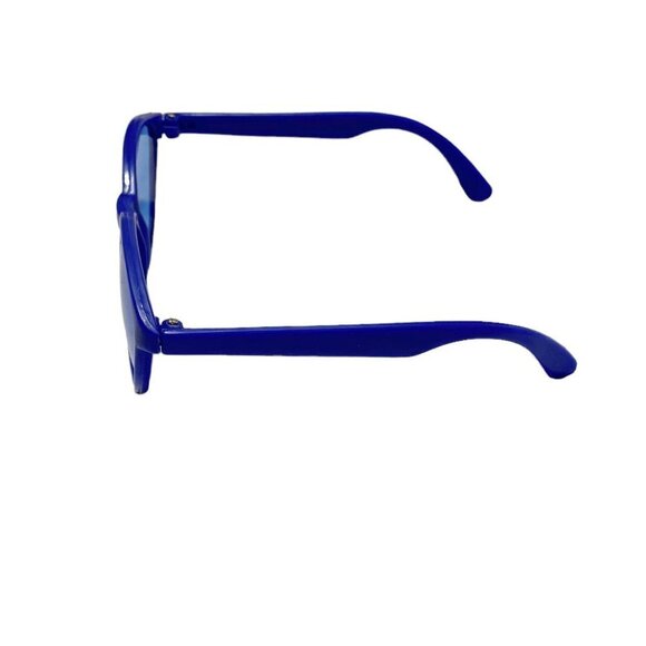 Blue Round Frame 100% UV Toddler Sunglasses - Picture 3 of 3